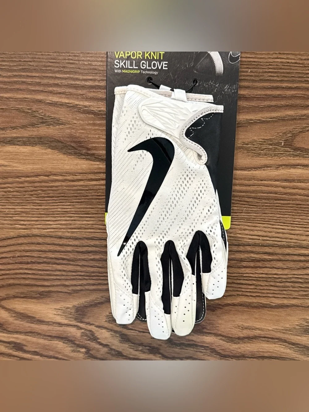 Size 2XL Nike Vapor Knit 2.0 FG CLG - Hydragrip Receiver Gloves White PGF551